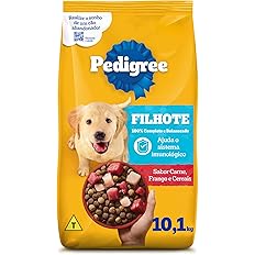 Ração Pedigree Carne Frango e Cereais Cães Filhotes 10.1 kg