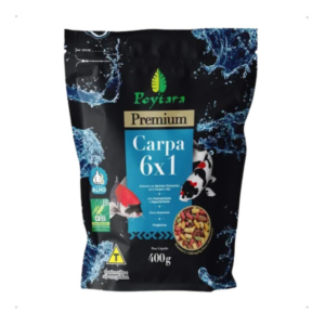 Carpa Poytara Premium 6x1 Ração para Peixes 400g