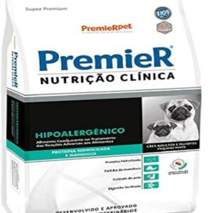 PremieR Pet Nutrição Clínica Ração Seca Hipoalergênica para Cães Adultos Porte Pequeno 2kg