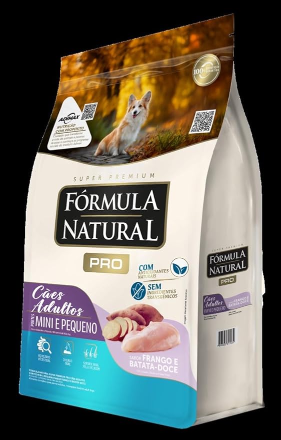 Fórmula Natural Super Premium Pró Cães Adultos Portes Mini E Pequeno Sabor Frango E Arroz Integral 15KG - Imagem 2