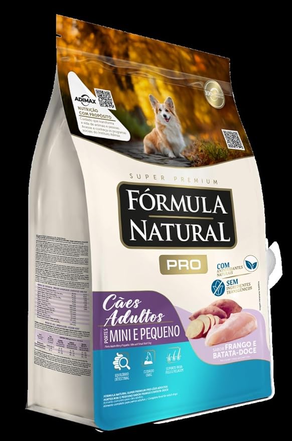 Fórmula Natural Super Premium Pró Cães Adultos Portes Mini E Pequeno Sabor Frango E Arroz Integral 15KG - Imagem 3