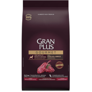 Granplus Ração Granplus Gourmet Para Cães Adultos De Médio E Grande Porte Sabor Ovelha 15Kg