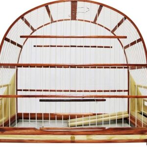 Gaiola Passarinho Em Madeira - Pássaro