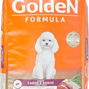 Ração Golden Fórmula Mini Bits para Cães Adultos Pequeno Porte Sabor Carne e Arroz, 15kg Premier Pet Para Todas Pequeno Adulto,