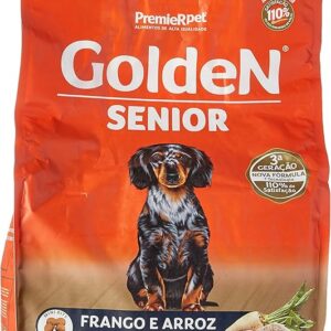 Premier Pet Ração Golden Fórmula Mini Bits Senior Para Cães Adultos De Pequeno Porte Sabor Frango E Arroz 3Kg Para Todas Pequeno Idosos