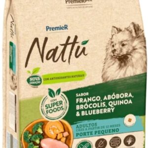 PremieR Pet Nattú Ração Seca para Cães Adultos Porte Pequeno Sabor Abóbora 10,1kg