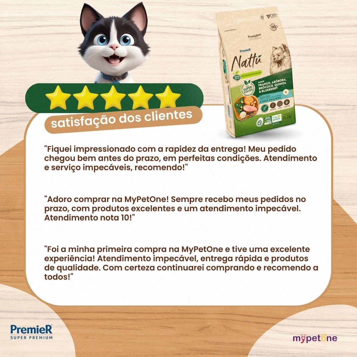 PremieR Pet Nattú Ração Seca para Cães Adultos Porte Pequeno Sabor Abóbora 10,1kg - Imagem 7