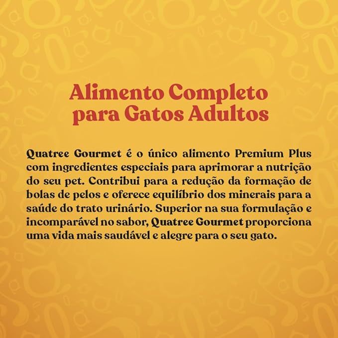 Ração Quatree Gourmet para Gatos Adultos Sabor Mix de Carnes - Imagem 4