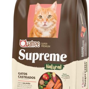 Quatree Supreme Ração para Gatos Castrados Salmao 10.1kg